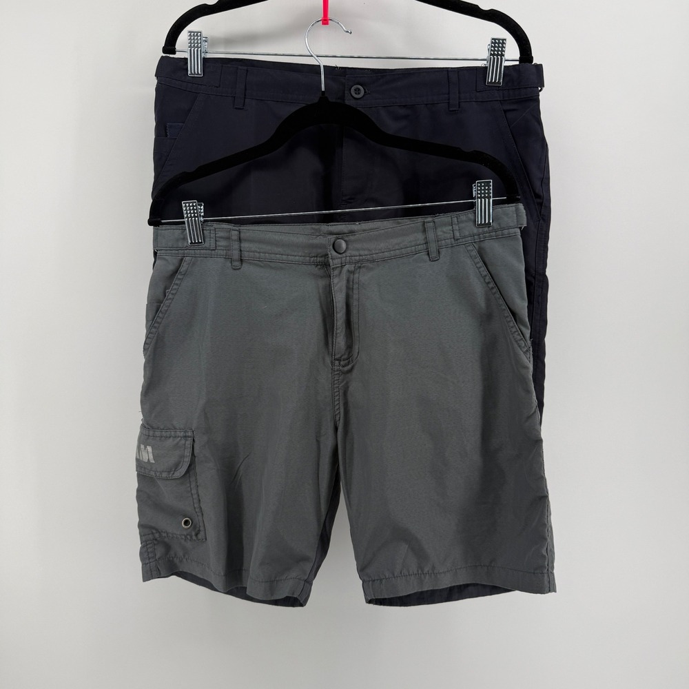 Slam Advanced Technology Sailing Shorts Lot of 2 Grey Navy Mens Size 44 IT 32 US